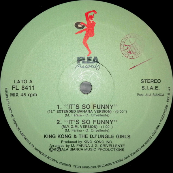 画像2: $ King Kong & D'Jungle Girls / Boom Boom Dollar (FL 8424) It's So Funny (FL 8411) 穴 YYY485-8279-1-1+1