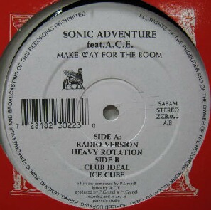 画像1: $$ SONIC ADVENTURE / MAKE WAY FOR THE BOOM (ZZB.022) YYY331-4218-5-15+