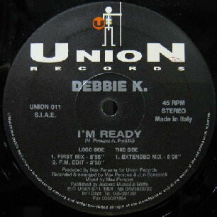 画像1: $ DEBBIE K. / I'M READY (UNION 011) Y2+4F?