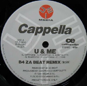 画像1: $ CAPPELLA / U & ME (CTJT-6010) B4 ZA BEAT REMIX YYY48-1071-10-48 後程済