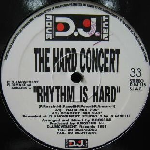 画像1: $ THE HARD CONCERT / RHYTHM IS HARD (DJM 115) Y7+