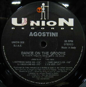 画像1: $ AGOSTINI / DANCE ON THE GROOVE (UNION 008) YYY50-1101-5-6 後程済