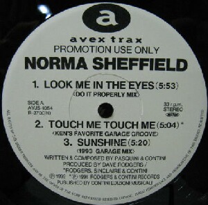 画像1: $ Norma Sheffield / Look Me In The Eyes (Remix) Touch Me Touch Me (AVJS-1054) YYY293-3669-10-27 後程済