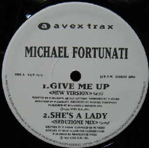画像1: $$ MICHAEL FORTUNATI / GIVE ME UP (NEW VERSION) * SHE'S A LADY 他 (AVJT-2314) YYY98-1635-15-39全