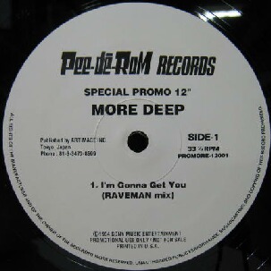 画像1: $ MORE DEEP / I'M GONNA GET YOU (RAVEMAN MIX) PROMORE-12001 YYY302-3792-10-40+