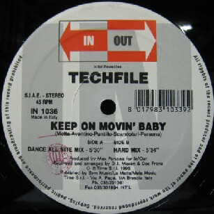 画像1: $ TECHFILE / KEEP ON MOVIN' BABY (IN 1036) TTT2 後程済