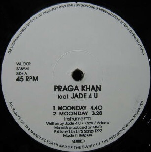 画像1: $ PRAGA KHAN feat.JADE 4 U / MOONDAY (WL 002) y23?