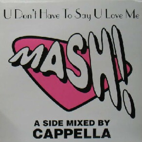 画像1: $ MASH / U DON'T HAVE TO SAY U LOVE ME (12REACT37) Y25-4F-6A3
