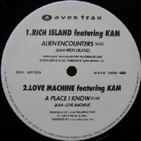 画像1: $$ RICH ISLAND feat.KAM / ALIEN ENCOUNTERS (AVJT-2316) YYY262-3004-15-15