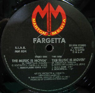 画像1: $ FARGETTA / THE MUSIC IS MOVIN' (MARS PLASTIC REMIX) ノイズ (MM 004) YYY174-2360-5-20  原修正