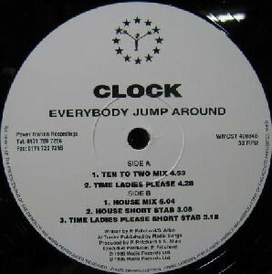 画像1: CLOCK / EVERYBODY JUMP AROUND  原修正