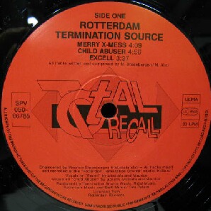 画像1: ROTTERDAM TERMINATION SOURCE / MERRY X-MESS (TOTAL RECALL盤)