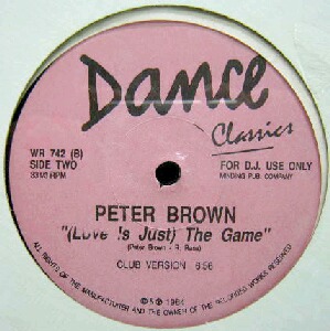 画像1: $ PETER BROWN / (LOVE IS JUST) THE GAME (WR 742) Y10 店長後程確認