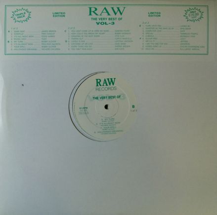 画像1: $ Various / The Very Best Of Raw Records Vol-3 (3LP) UK (CLC 303) YYY359-4511C-1-4?-5F