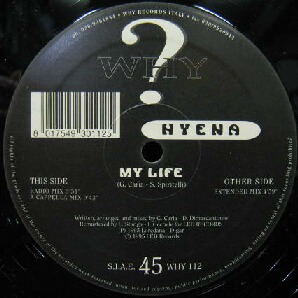 画像1: $ HYENA / MY LIFE (WHY 112) YYY192-2886-18-18