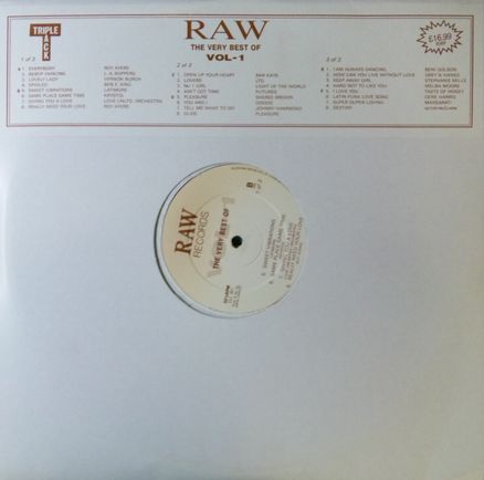 画像1: $ Various / The Very Best Of Raw Records Vol-1 (3LP) UK (CLC 301) YYY359-4511A-1-4?-5F 後程済