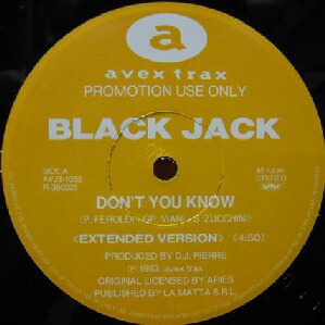 画像1: $ BLACK JACK / DON'T YOU KNOW (AVJS-1052) Y20 後程済