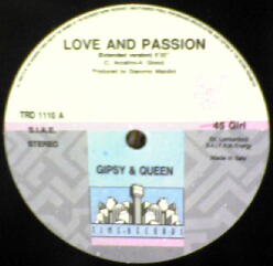 画像1: $ GIPSY&QUEEN / LOVE AND PASSION (TRD 1110) 穴 EEE30+ 後程済